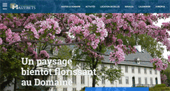 Desktop Screenshot of domainemaizerets.com
