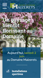 Mobile Screenshot of domainemaizerets.com